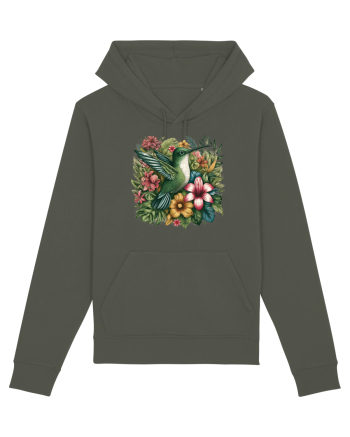 Colibri - flori exotice - 1 Khaki