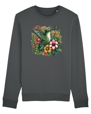 Colibri - flori exotice - 1 Anthracite