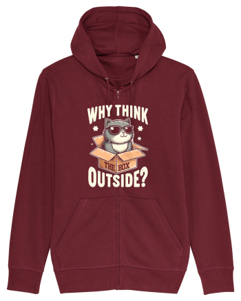 Outside the box - pisica cool Burgundy
