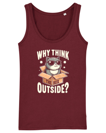 Outside the box - pisica cool Burgundy
