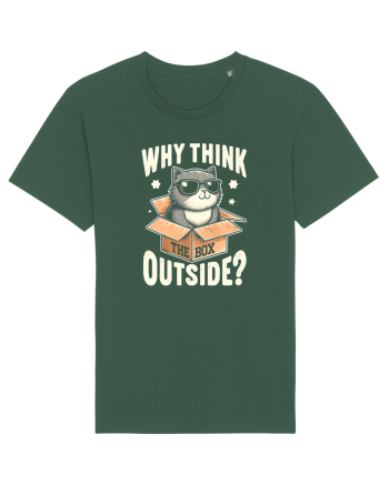 Outside the box - pisica cool Bottle Green