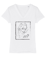 Guess Who? Tricou mânecă scurtă guler V Damă Evoker