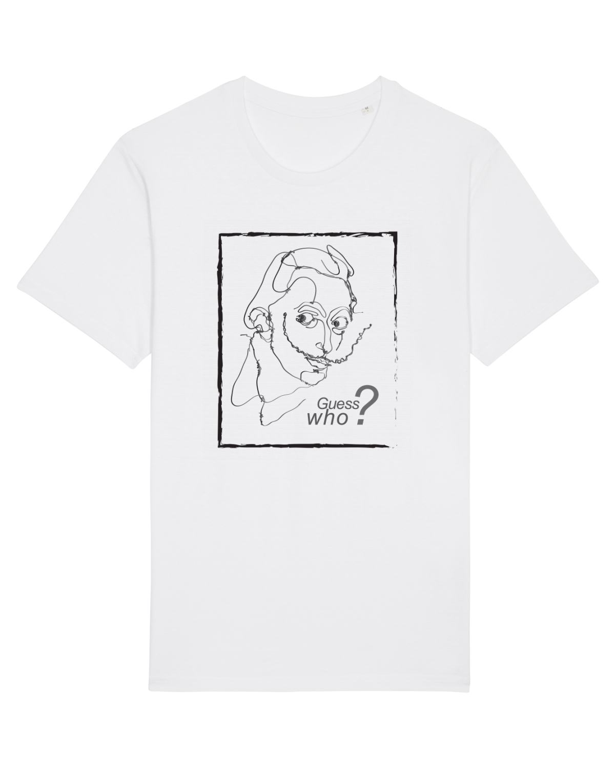 Tricou mânecă scurtă Unisex Rocker White