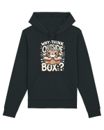 Outside the box - pisica cool 2 Hanorac Unisex Drummer