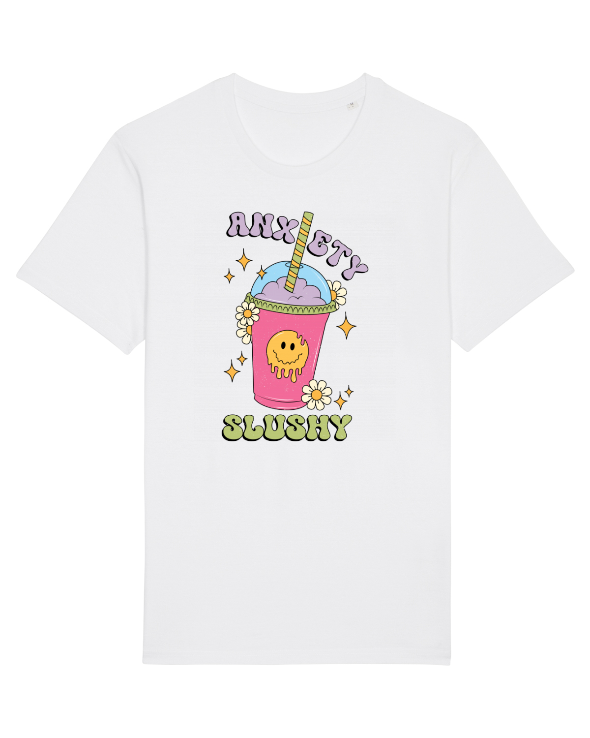 Tricou mânecă scurtă Unisex Rocker White