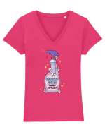 Anxiety Spray, Anxiety Repellent Tricou mânecă scurtă guler V Damă Evoker