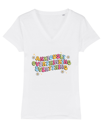 Anxiously Overthinking Everything White
