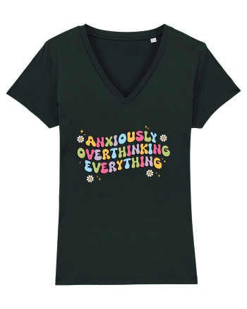 Anxiously Overthinking Everything Black