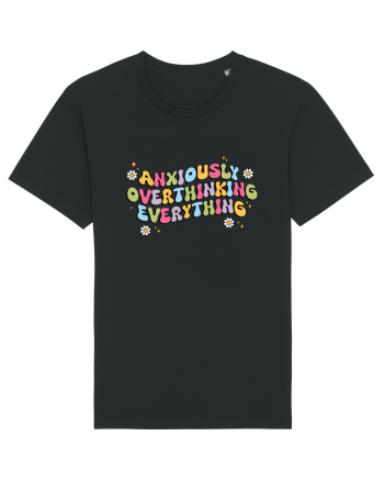 Anxiously Overthinking Everything Black