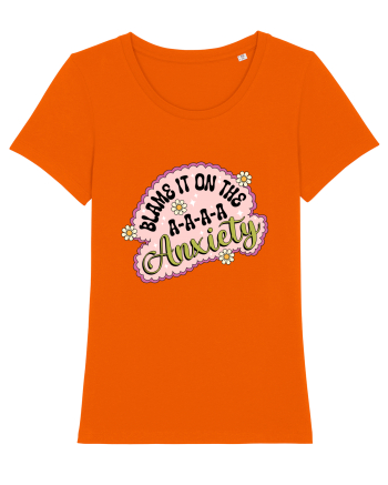 Blame It On Axiety Bright Orange