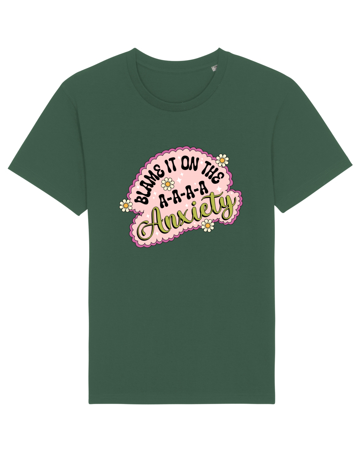 Tricou mânecă scurtă Unisex Rocker Bottle Green