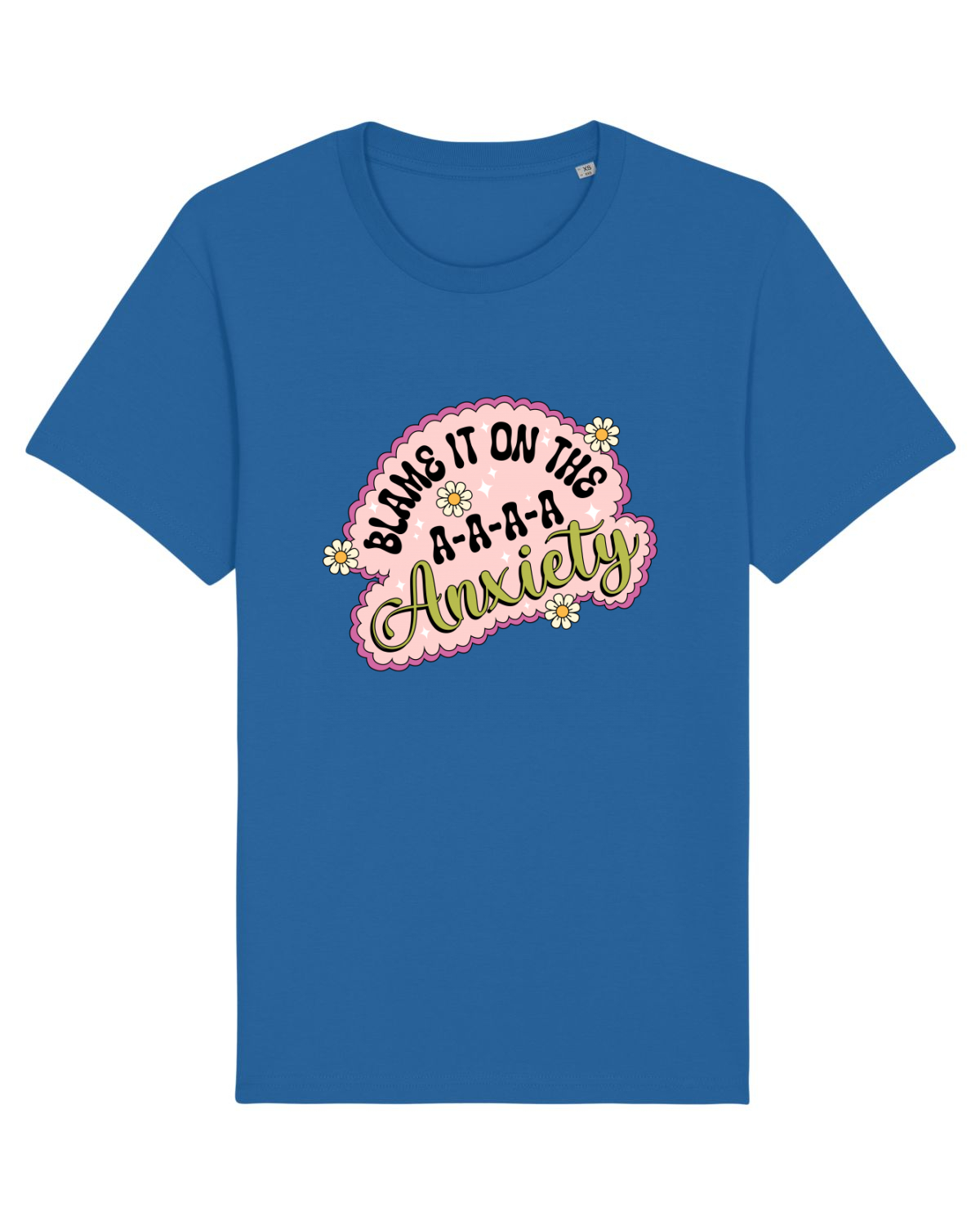 Tricou mânecă scurtă Unisex Rocker Royal Blue