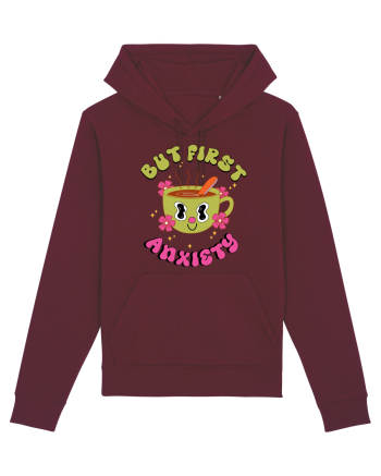 But First, Anxiety Burgundy