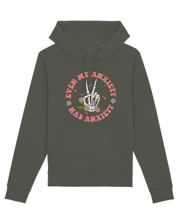 Even my Anxiety Has Anxiety, Skeleton Hand Khaki
