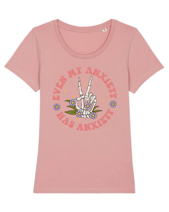 Even my Anxiety Has Anxiety, Skeleton Hand Canyon Pink