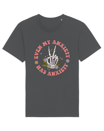 Even my Anxiety Has Anxiety, Skeleton Hand Anthracite