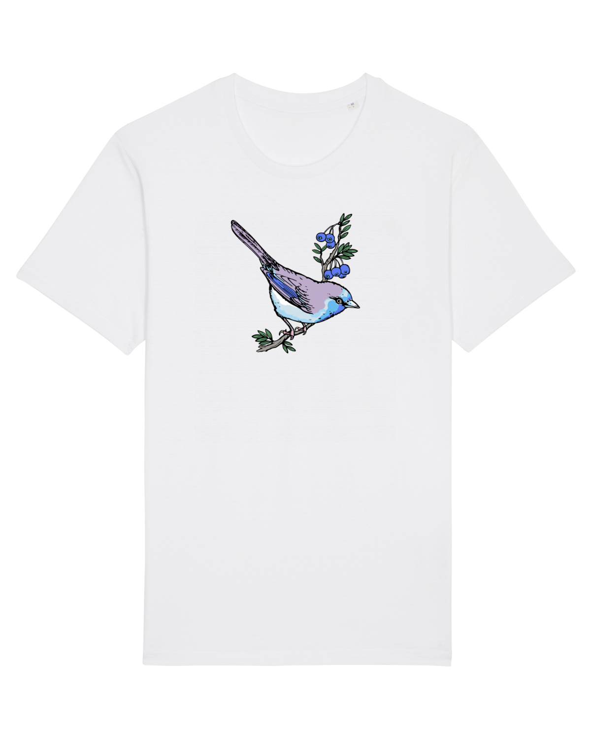 Tricou mânecă scurtă Unisex Rocker White