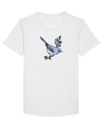 Bird Tricou mânecă scurtă guler larg Bărbat Skater