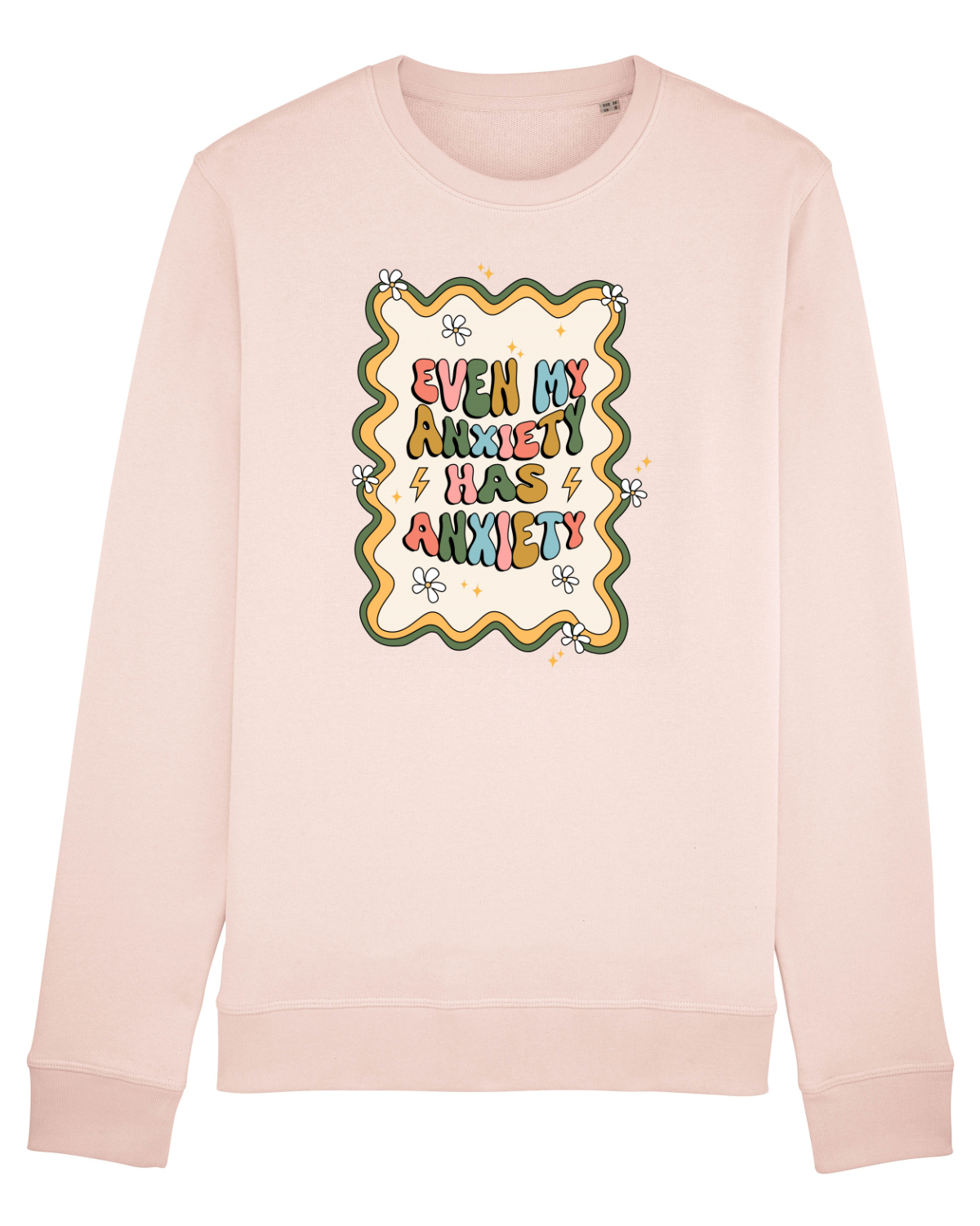 Bluză mânecă lungă Unisex Rise Candy Pink