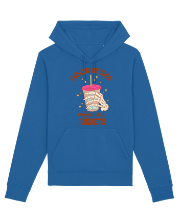 Fueled By Iced Coffee And Anxiety Royal Blue