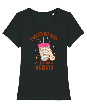 Fueled By Iced Coffee And Anxiety Black