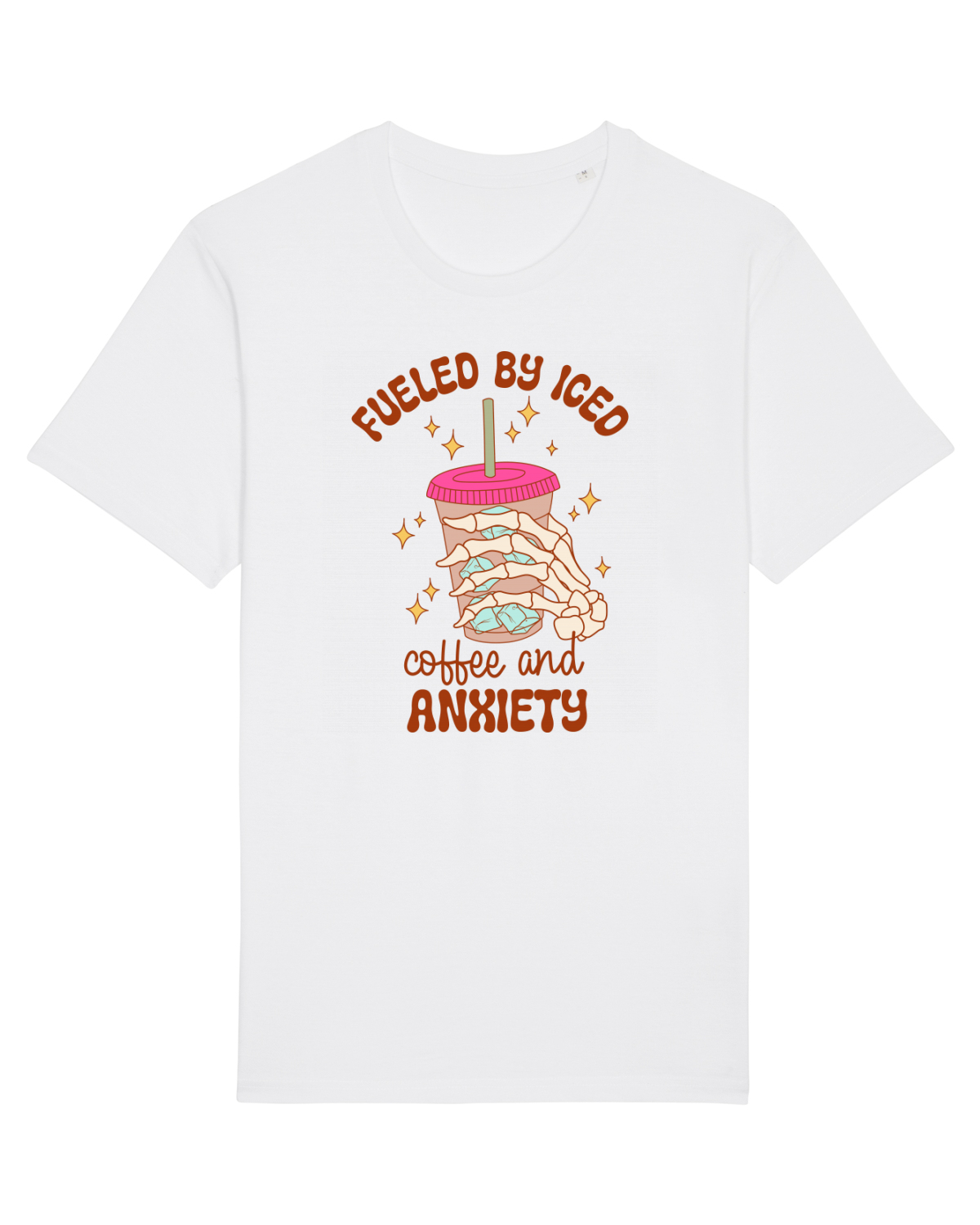 Tricou mânecă scurtă Unisex Rocker White