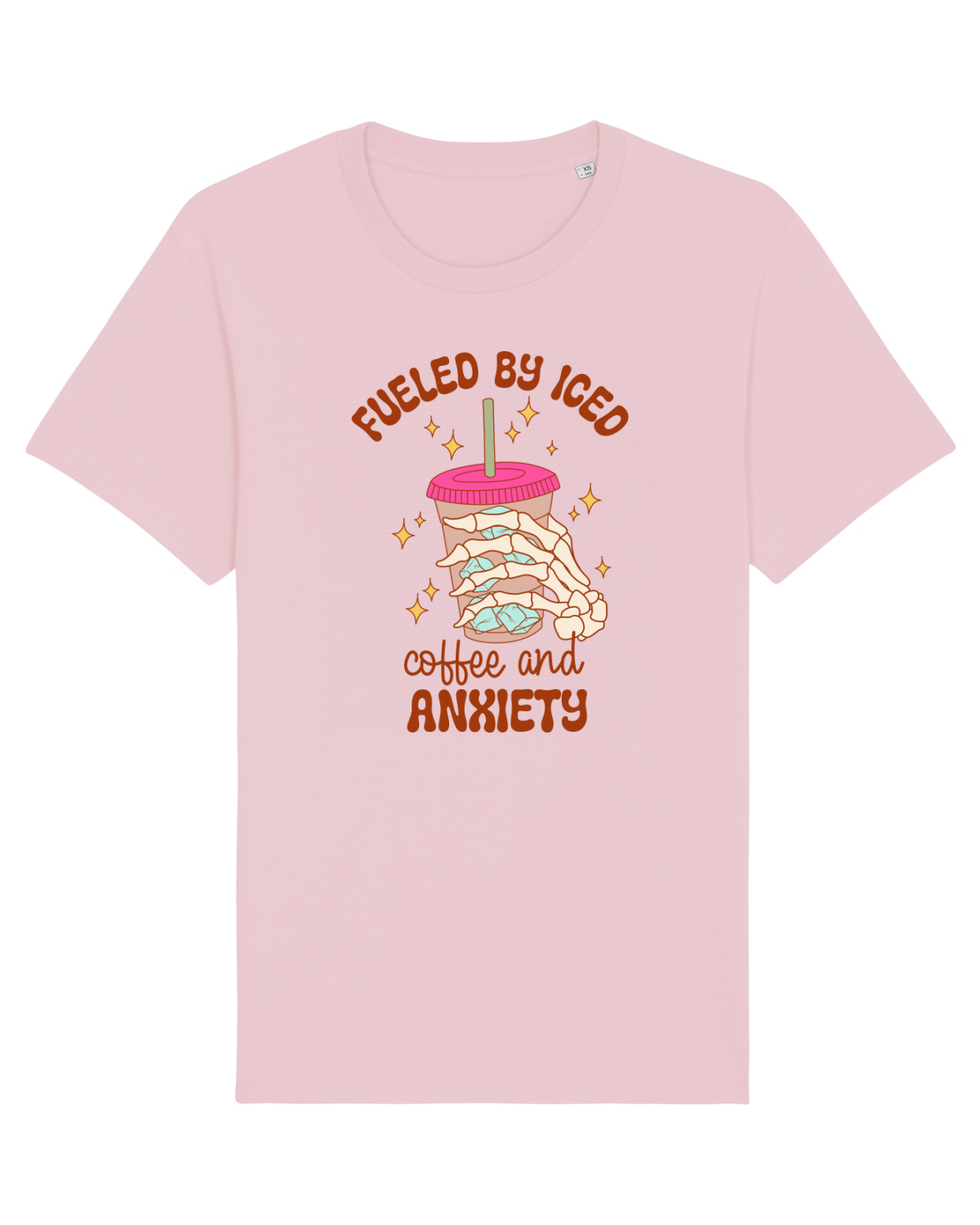Tricou mânecă scurtă Unisex Rocker Cotton Pink
