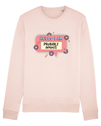 Hello I Am Probably Anxious Candy Pink