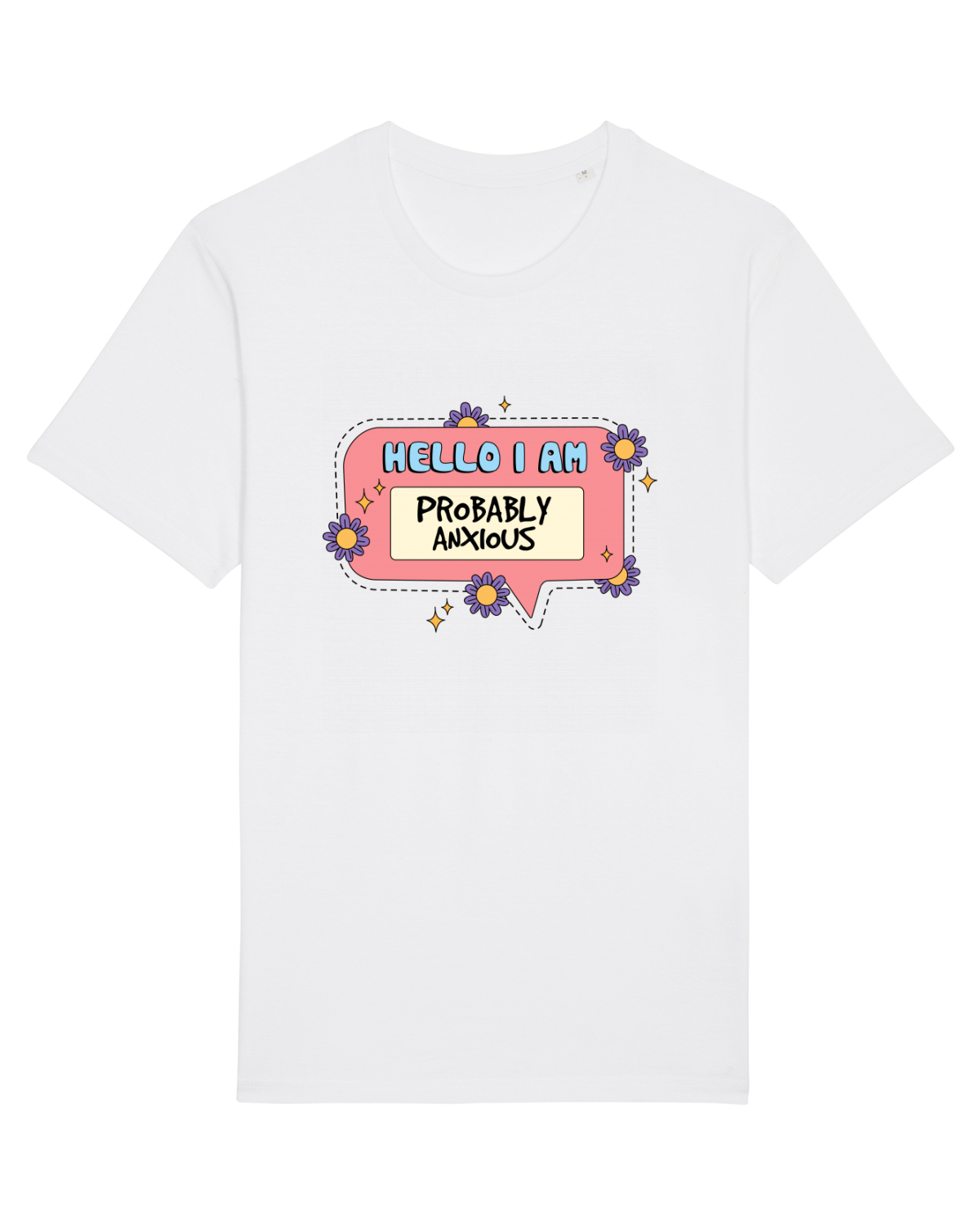 Tricou mânecă scurtă Unisex Rocker White