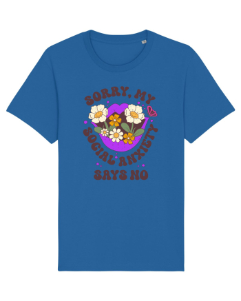 Sorry, My Social Anxiety Says No Royal Blue