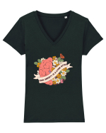 Your Anxiety Is A Lying Bitch Tricou mânecă scurtă guler V Damă Evoker