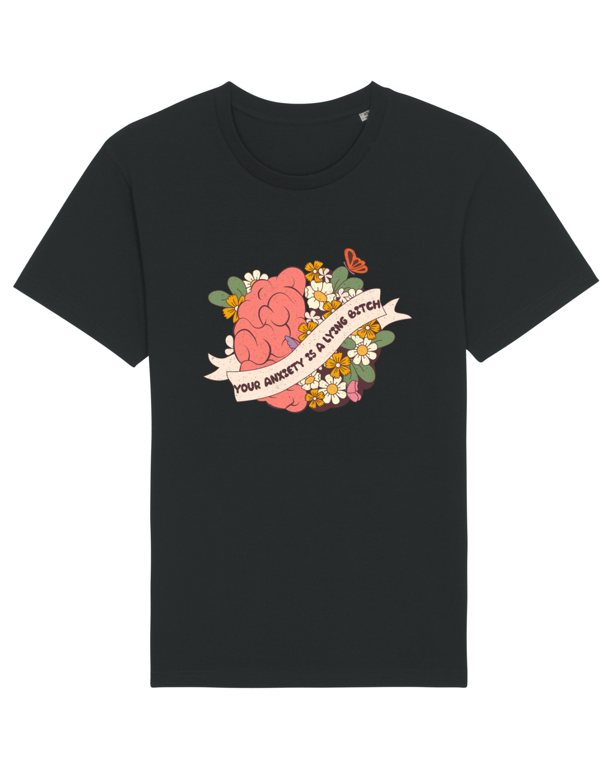 Tricou mânecă scurtă Unisex Rocker Black
