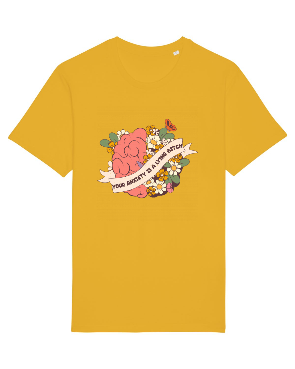 Tricou mânecă scurtă Unisex Rocker Spectra Yellow