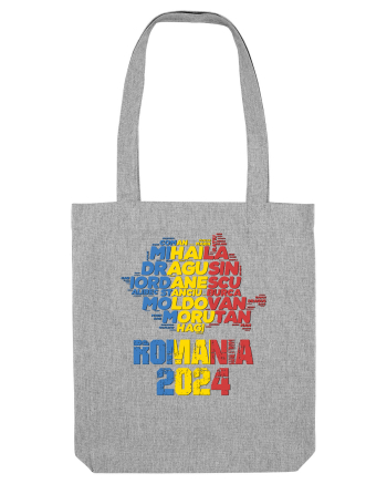 Suporter Romania - Echipa nationala Euro 2024 v2 shadow Heather Grey