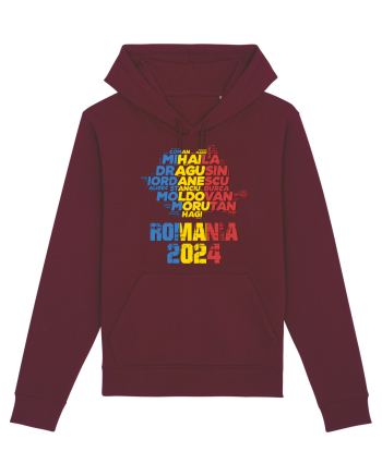 Suporter Romania - Echipa nationala Euro 2024 v2 shadow Burgundy