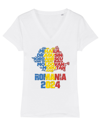 Suporter Romania - Echipa nationala Euro 2024 v2 shadow White