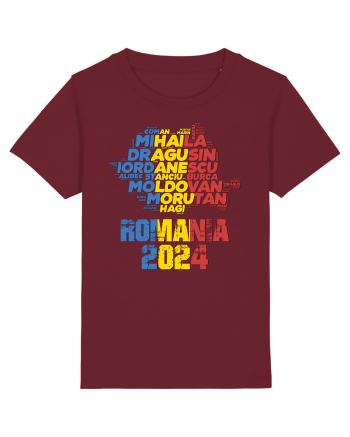 Suporter Romania - Echipa nationala Euro 2024 v2 shadow Burgundy