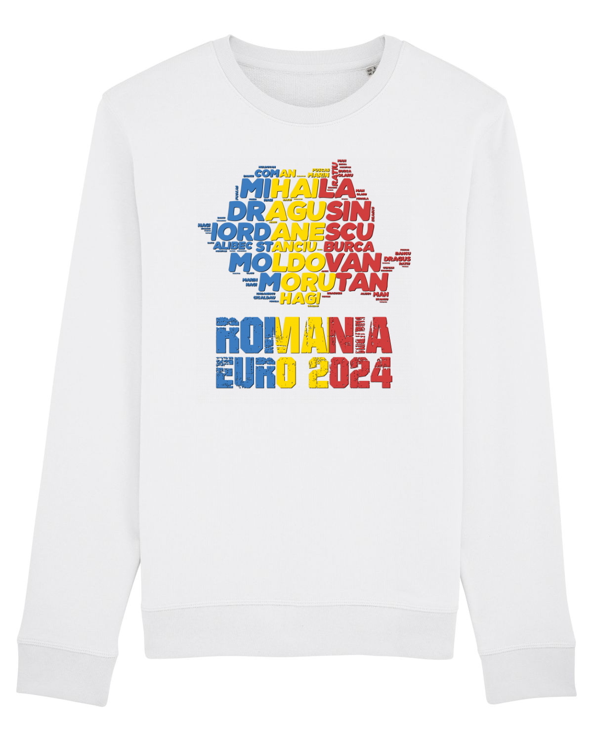 Bluză mânecă lungă Unisex Rise White
