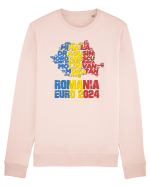 Suporter Romania - Echipa nationala Euro 2024 v1 shadow Bluză mânecă lungă Unisex Rise