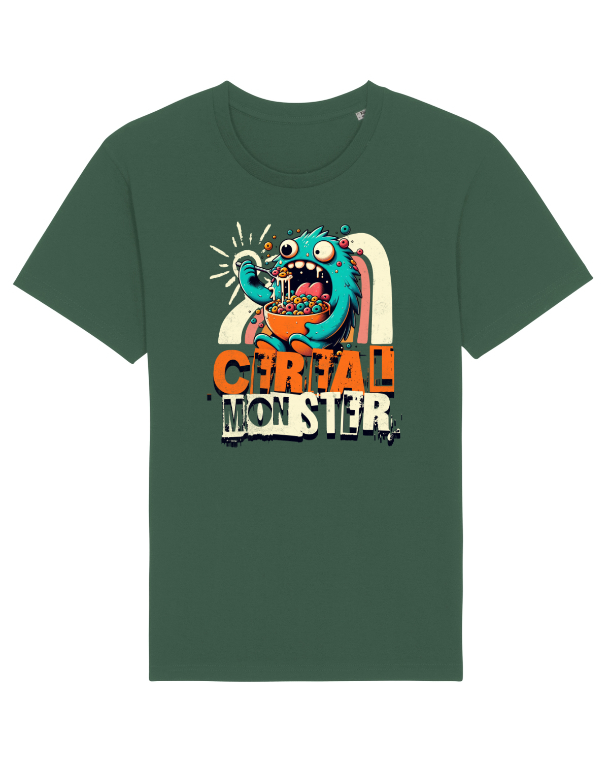 Tricou mânecă scurtă Unisex Rocker Bottle Green