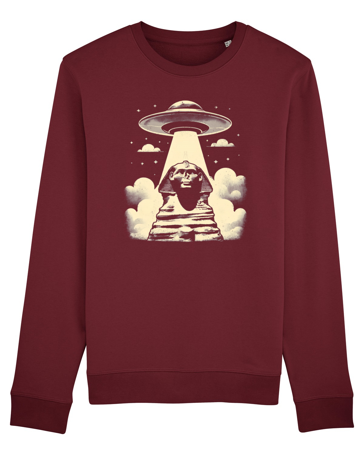 Bluză mânecă lungă Unisex Rise Burgundy