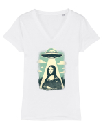 Mona Encounter Tricou mânecă scurtă guler V Damă Evoker