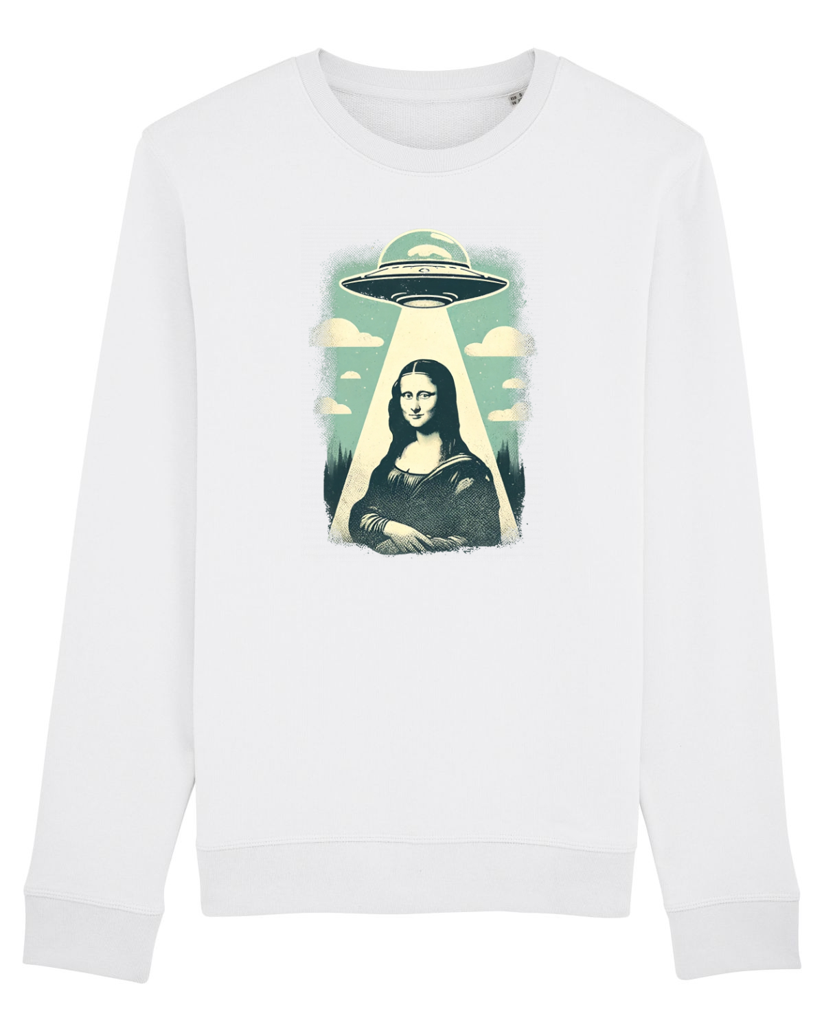 Bluză mânecă lungă Unisex Rise White