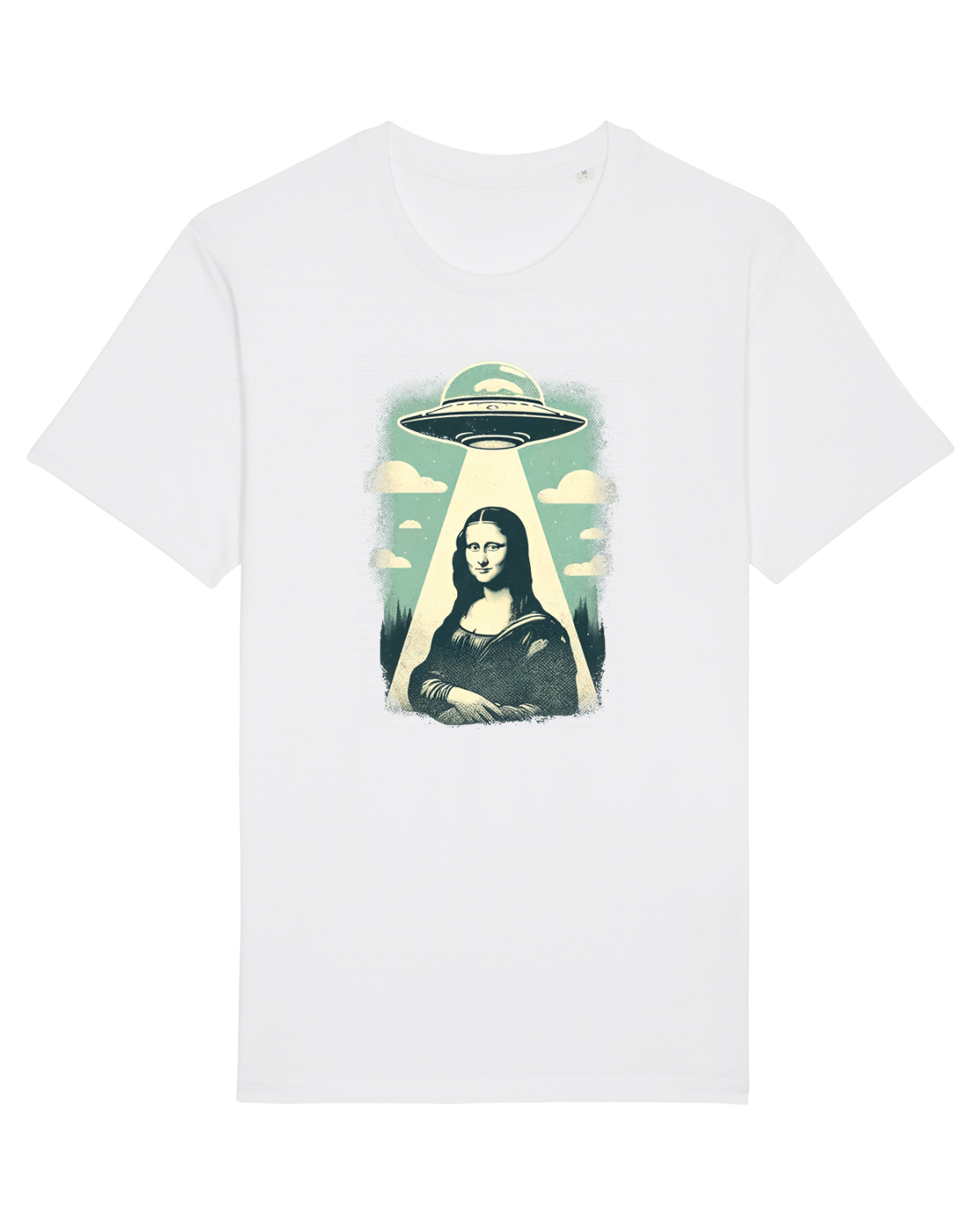 Tricou mânecă scurtă Unisex Rocker White