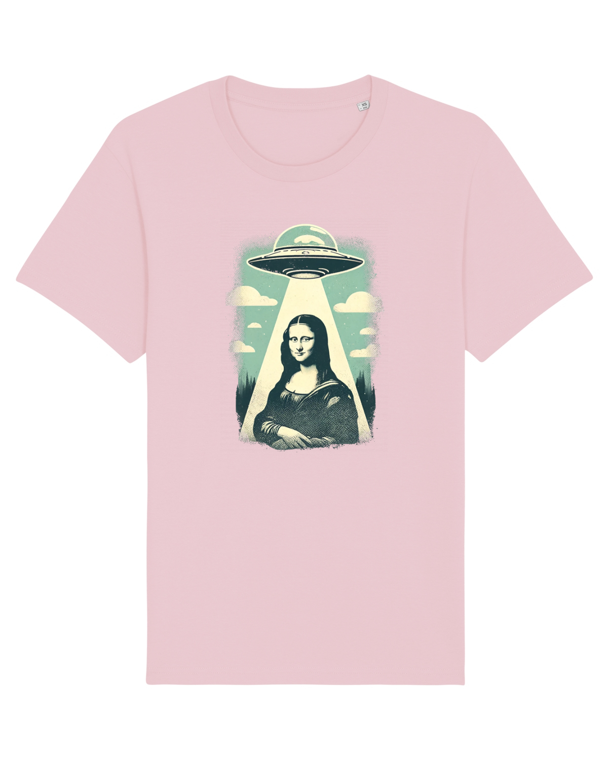 Tricou mânecă scurtă Unisex Rocker Cotton Pink