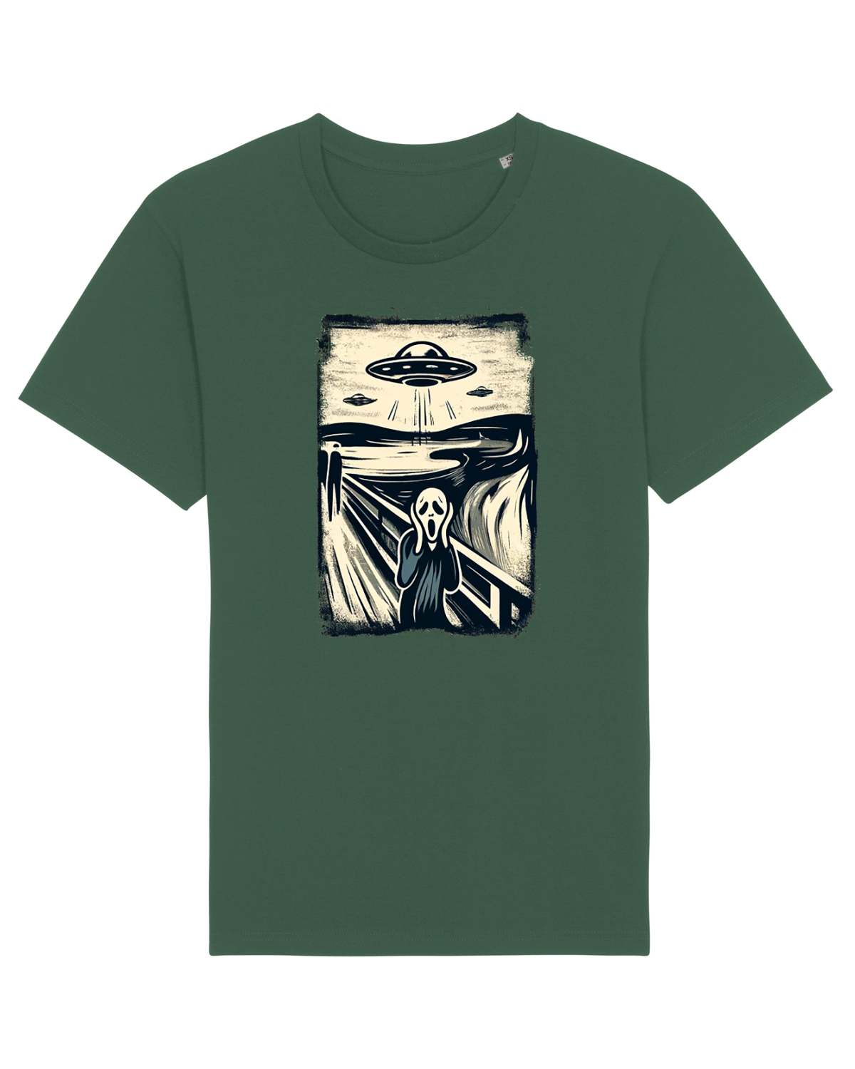 Tricou mânecă scurtă Unisex Rocker Bottle Green