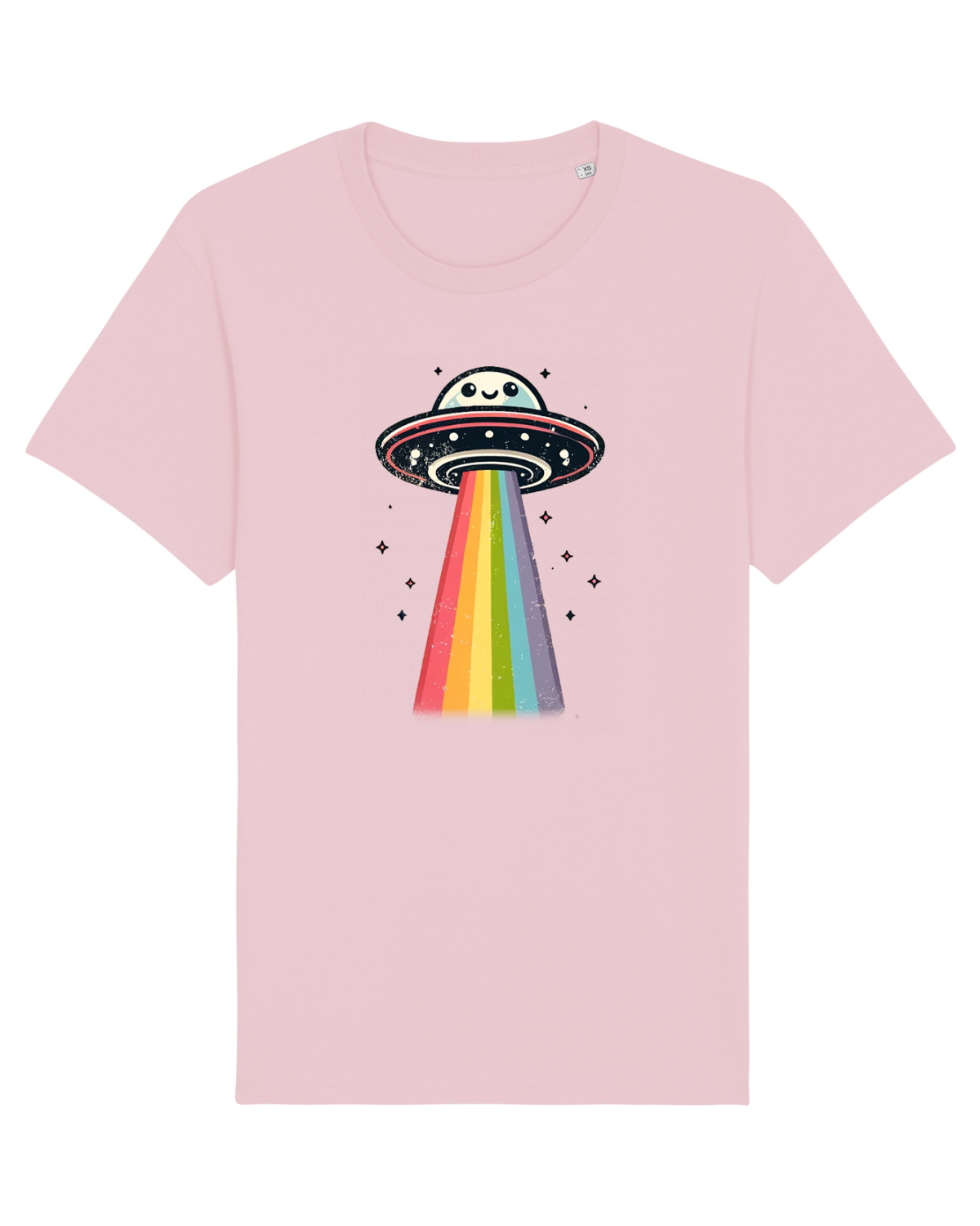 Tricou mânecă scurtă Unisex Rocker Cotton Pink