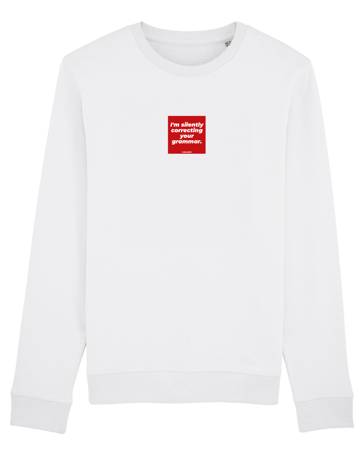Bluză mânecă lungă Unisex Rise White