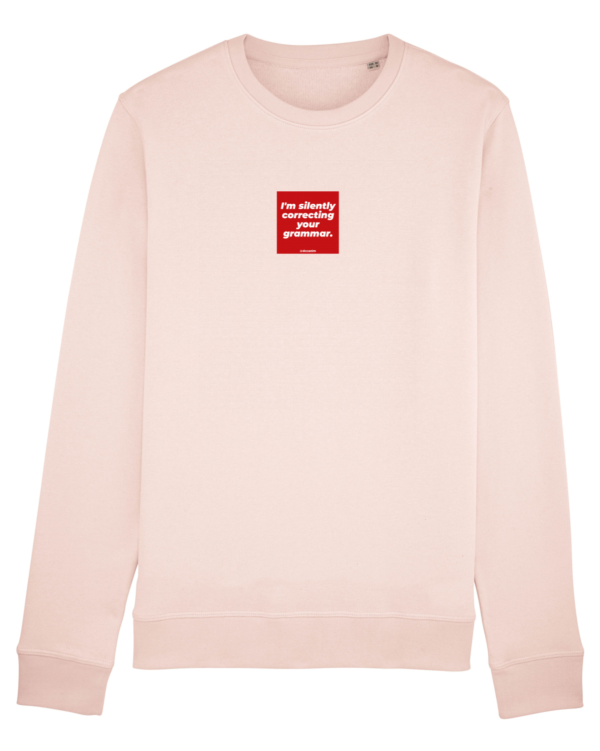 Bluză mânecă lungă Unisex Rise Candy Pink