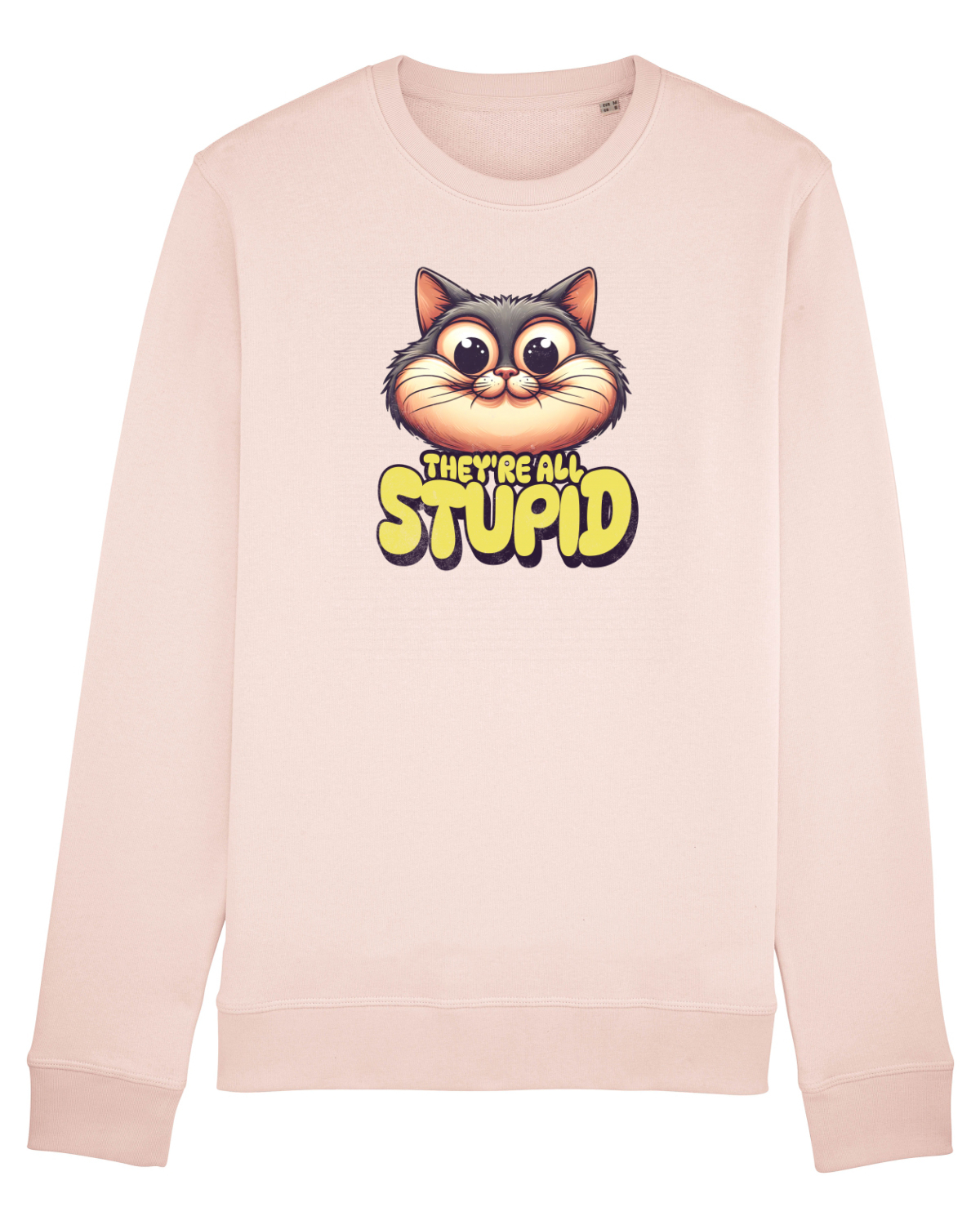 Bluză mânecă lungă Unisex Rise Candy Pink